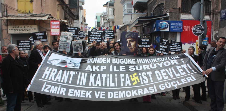 Hrant Dink İzmirde anıldı